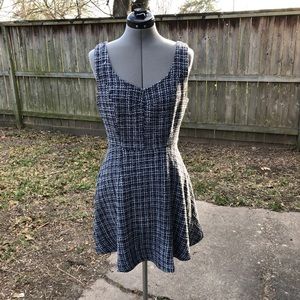 Tweed skater dress